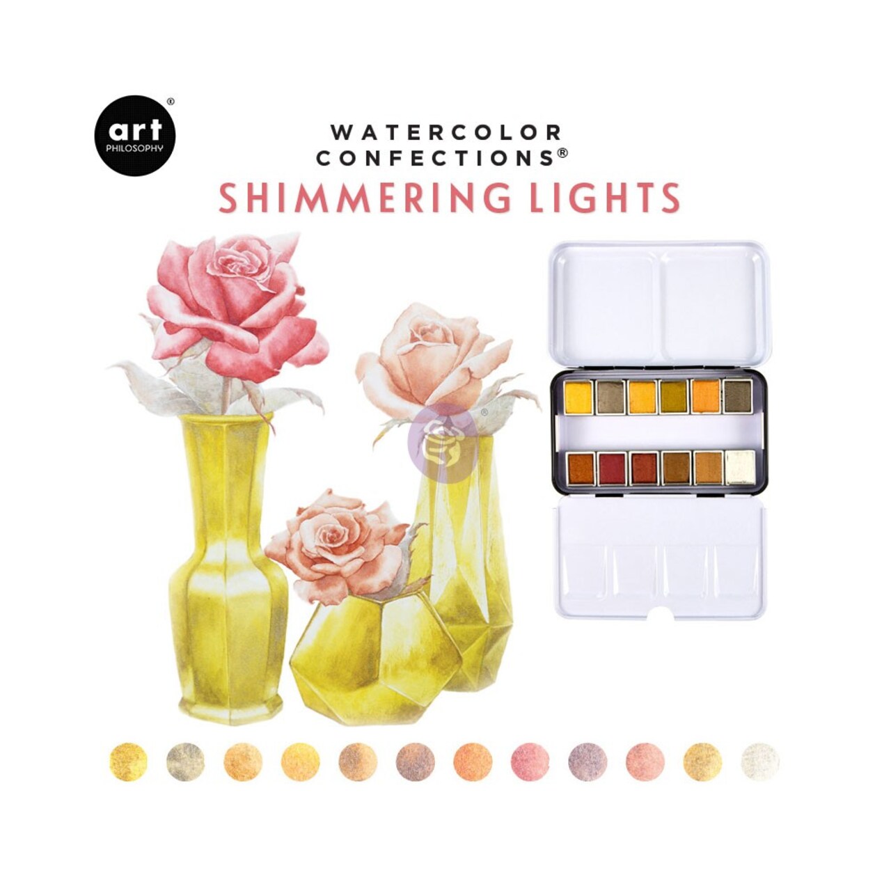 Art Philosophy Watercolor Confections: Shimmering Lights 655350590260
